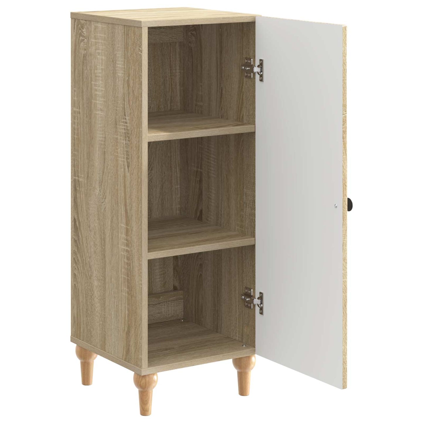 vidaXL Sideboard Sonoma Oak 33 x 34.5 x 90 cm Engineered Wood