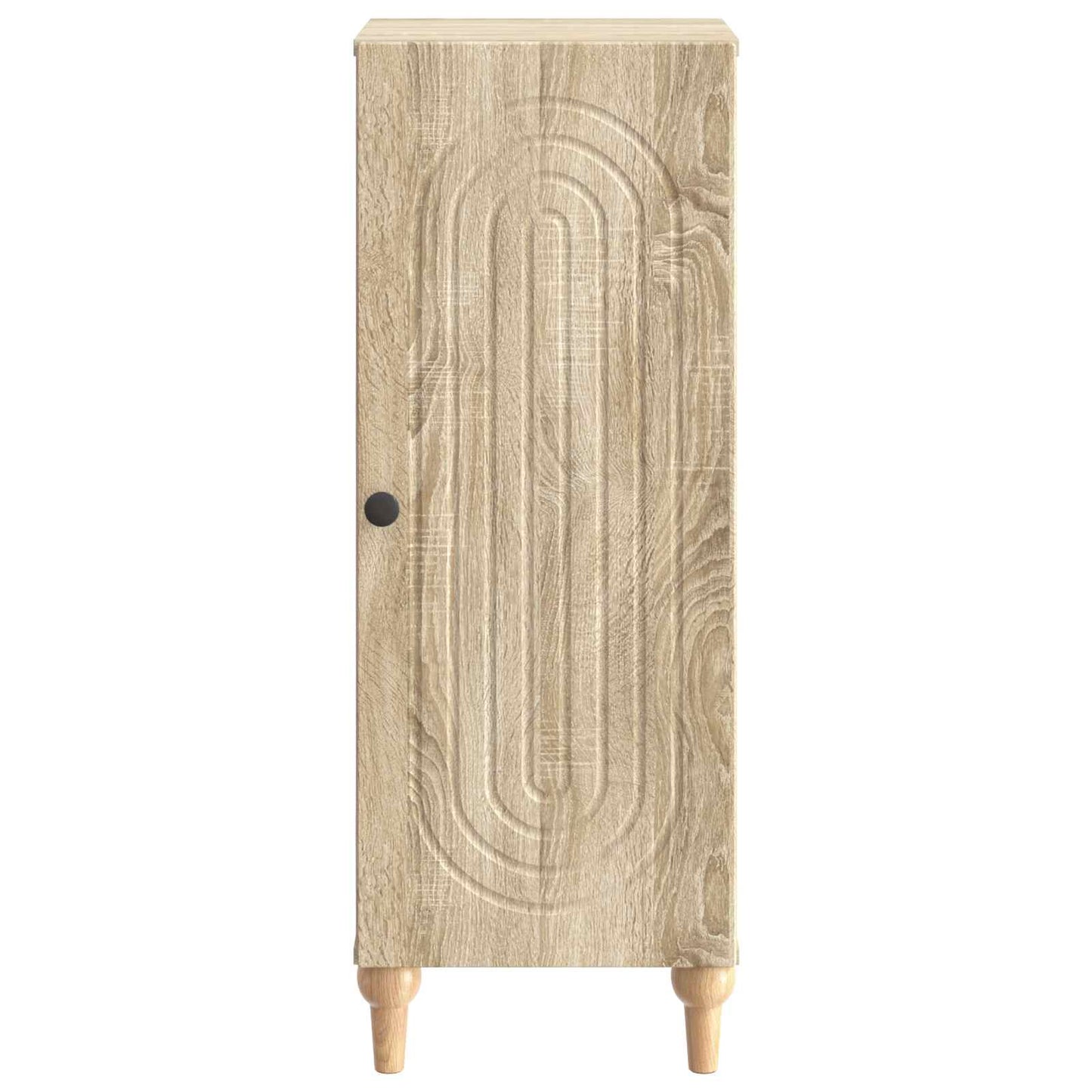 vidaXL Sideboard Sonoma Oak 33 x 34.5 x 90 cm Engineered Wood