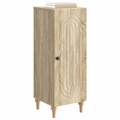 vidaXL Sideboard Sonoma Oak 33 x 34.5 x 90 cm Engineered Wood
