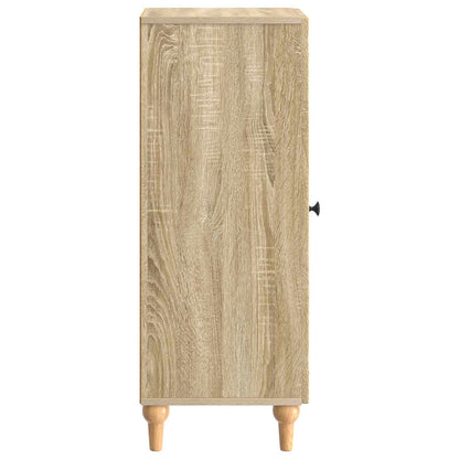 vidaXL Sideboard Sonoma Oak 33 x 34.5 x 90 cm Engineered Wood