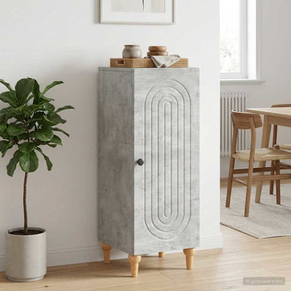 vidaXL Sideboard Concrete Grey 33 x 34.5 x 90 cm Engineered Wood