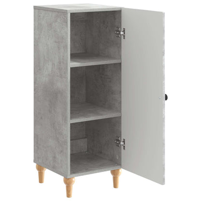 vidaXL Sideboard Concrete Grey 33 x 34.5 x 90 cm Engineered Wood