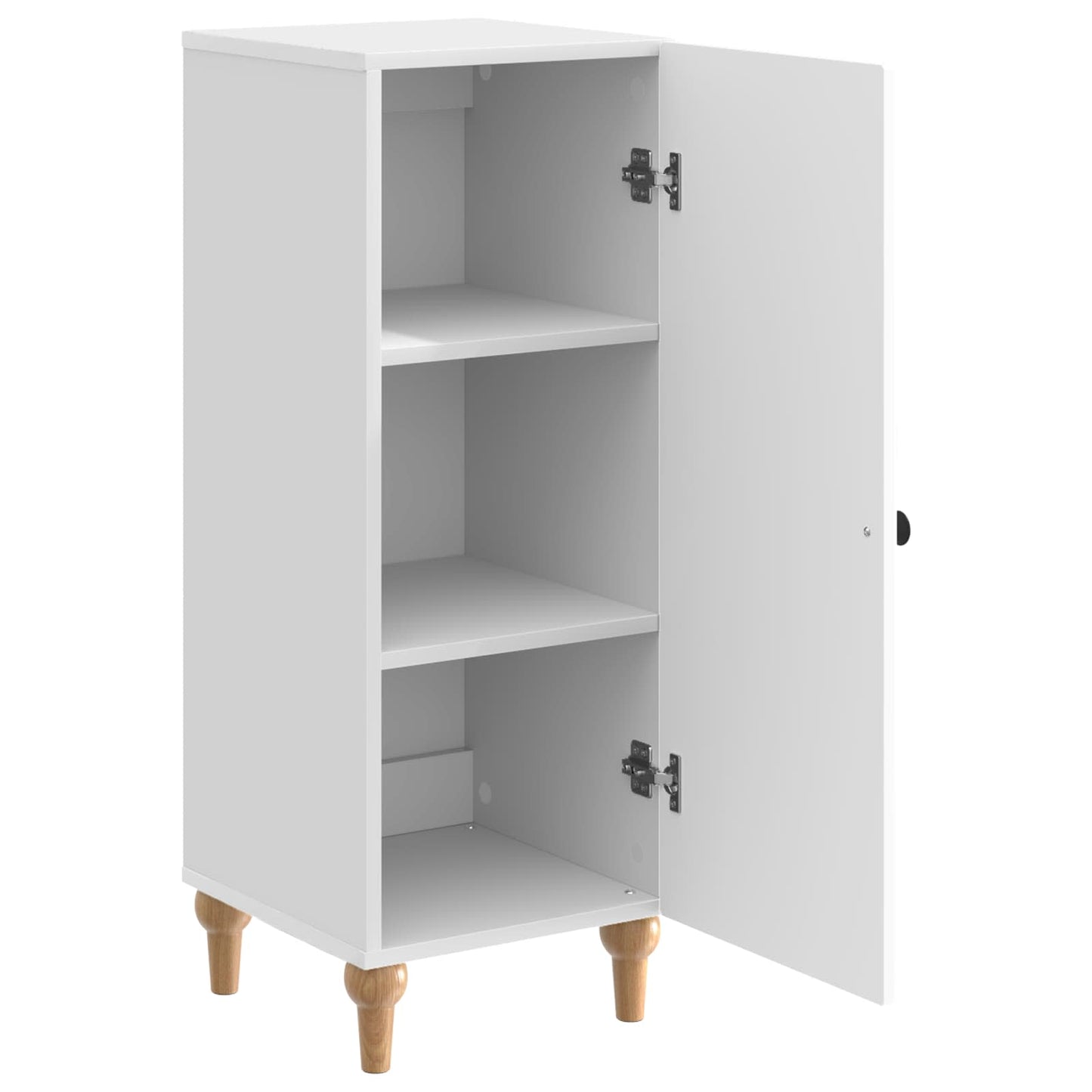 vidaXL Sideboard High Gloss White 33 x 34.5 x 90 cm Engineered Wood
