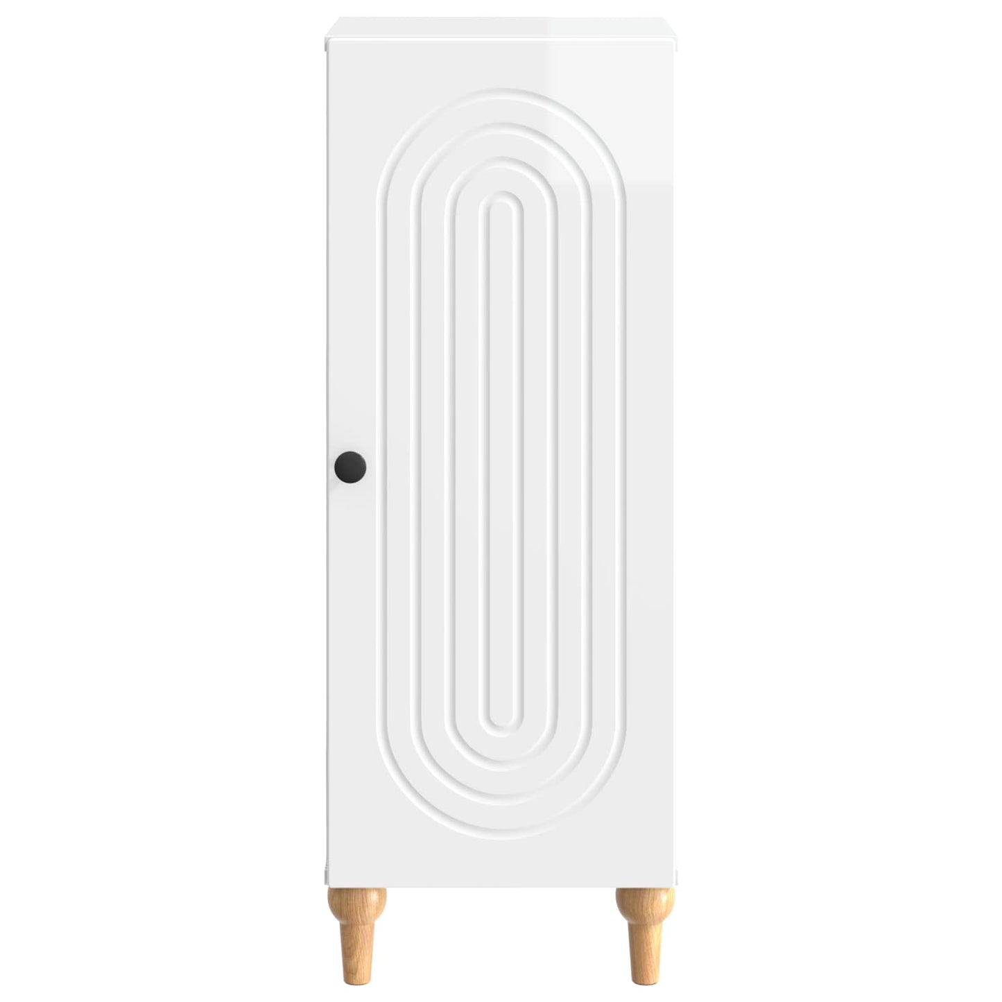 vidaXL Sideboard High Gloss White 33 x 34.5 x 90 cm Engineered Wood