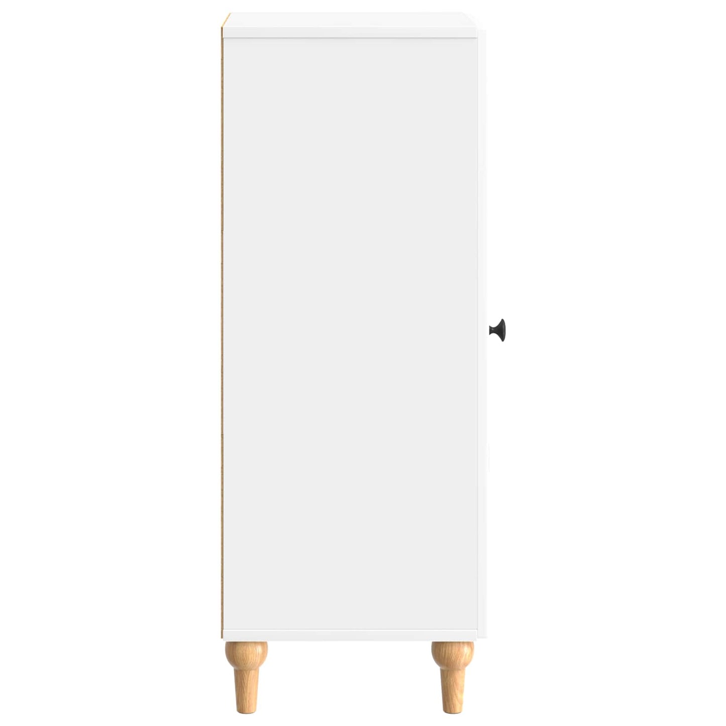 vidaXL Sideboard High Gloss White 33 x 34.5 x 90 cm Engineered Wood