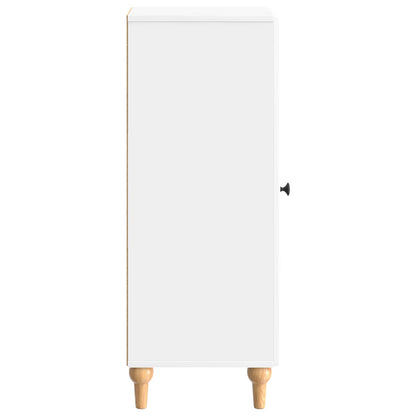 vidaXL Sideboard High Gloss White 33 x 34.5 x 90 cm Engineered Wood