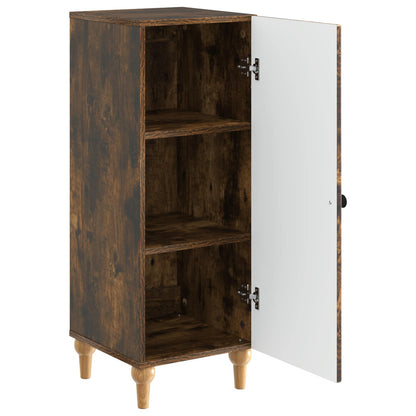 vidaXL Sideboard Smoked Oak 33 x 34.5 x 90 cm Engineered Wood