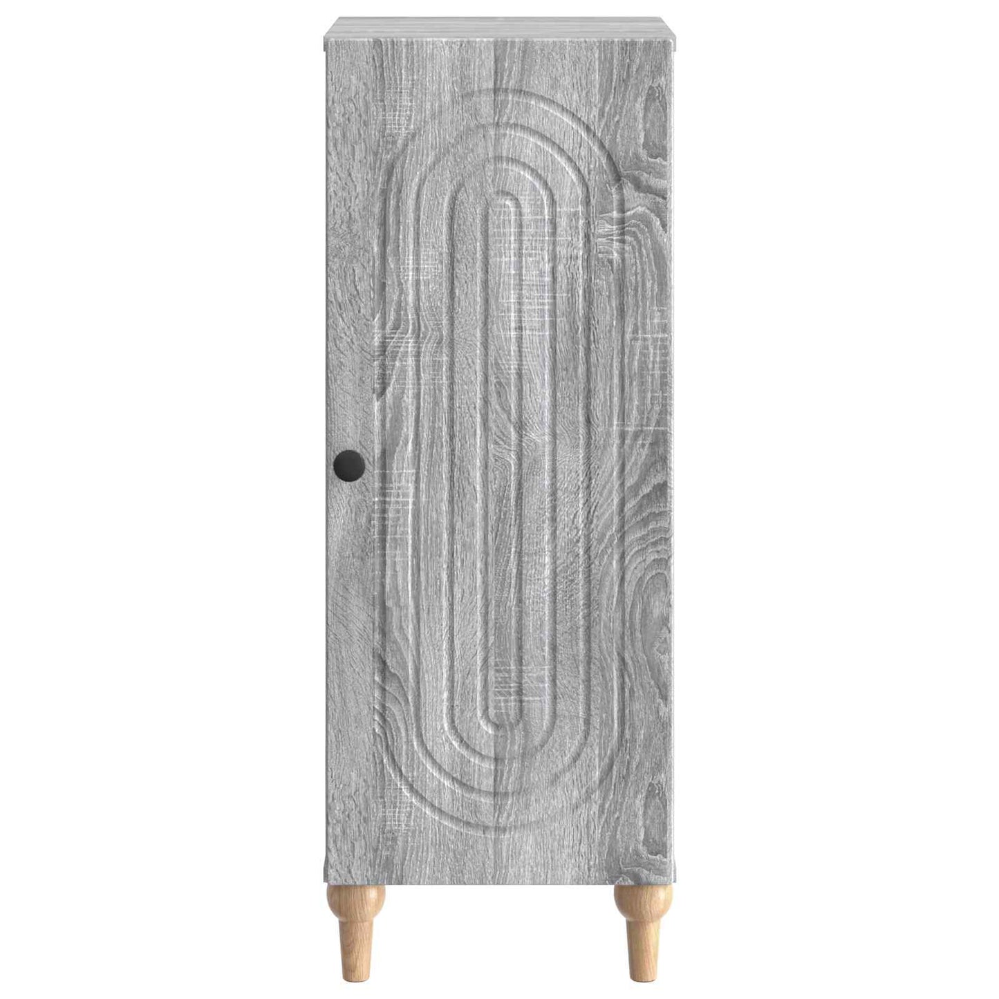 vidaXL Sideboard Grey Sonoma 33 x 34.5 x 90 cm Engineered Wood
