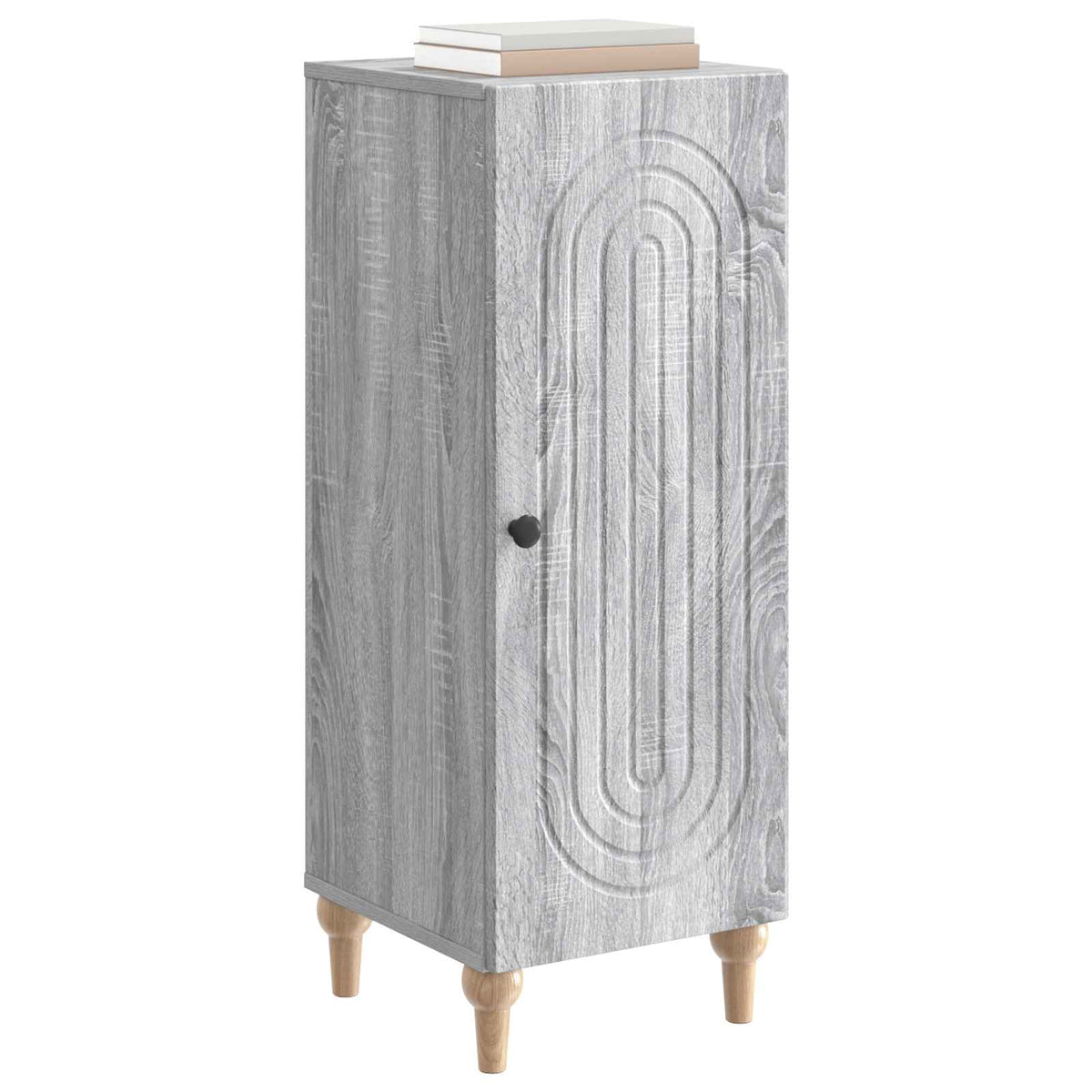 vidaXL Sideboard Grey Sonoma 33 x 34.5 x 90 cm Engineered Wood