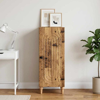 vidaXL Sideboard Old Wood 33 x 34.5 x 90 cm Engineered Wood