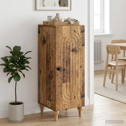 vidaXL Sideboard Old Wood 33 x 34.5 x 90 cm Engineered Wood
