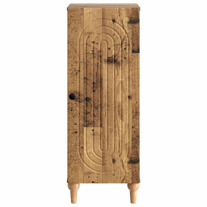 vidaXL Sideboard Old Wood 33 x 34.5 x 90 cm Engineered Wood