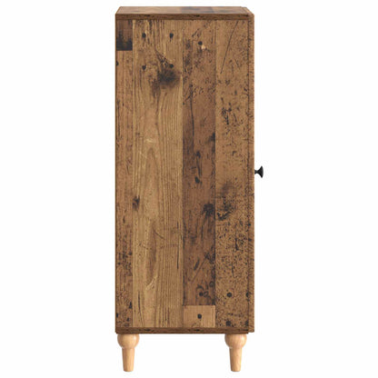 vidaXL Sideboard Old Wood 33 x 34.5 x 90 cm Engineered Wood