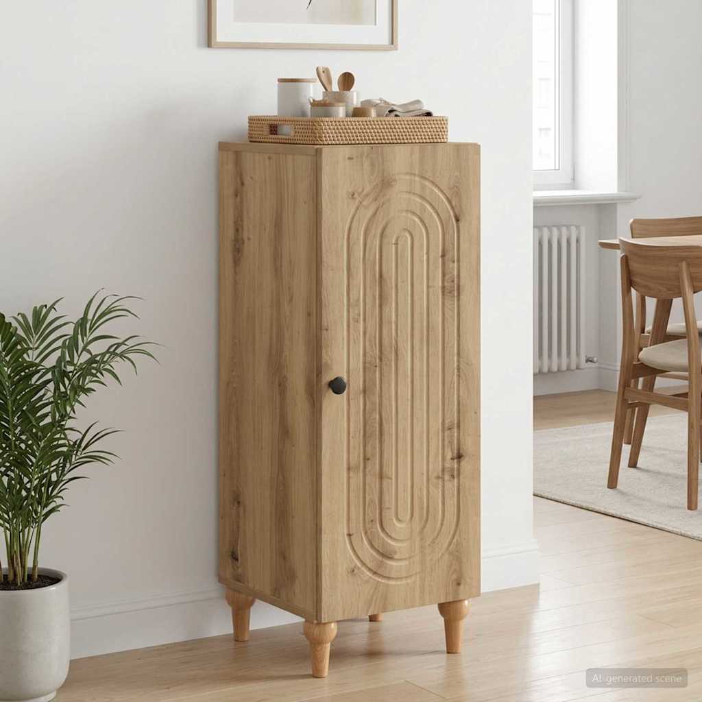 vidaXL Sideboard Artisan Oak 33 x 34.5 x 90 cm Engineered Wood
