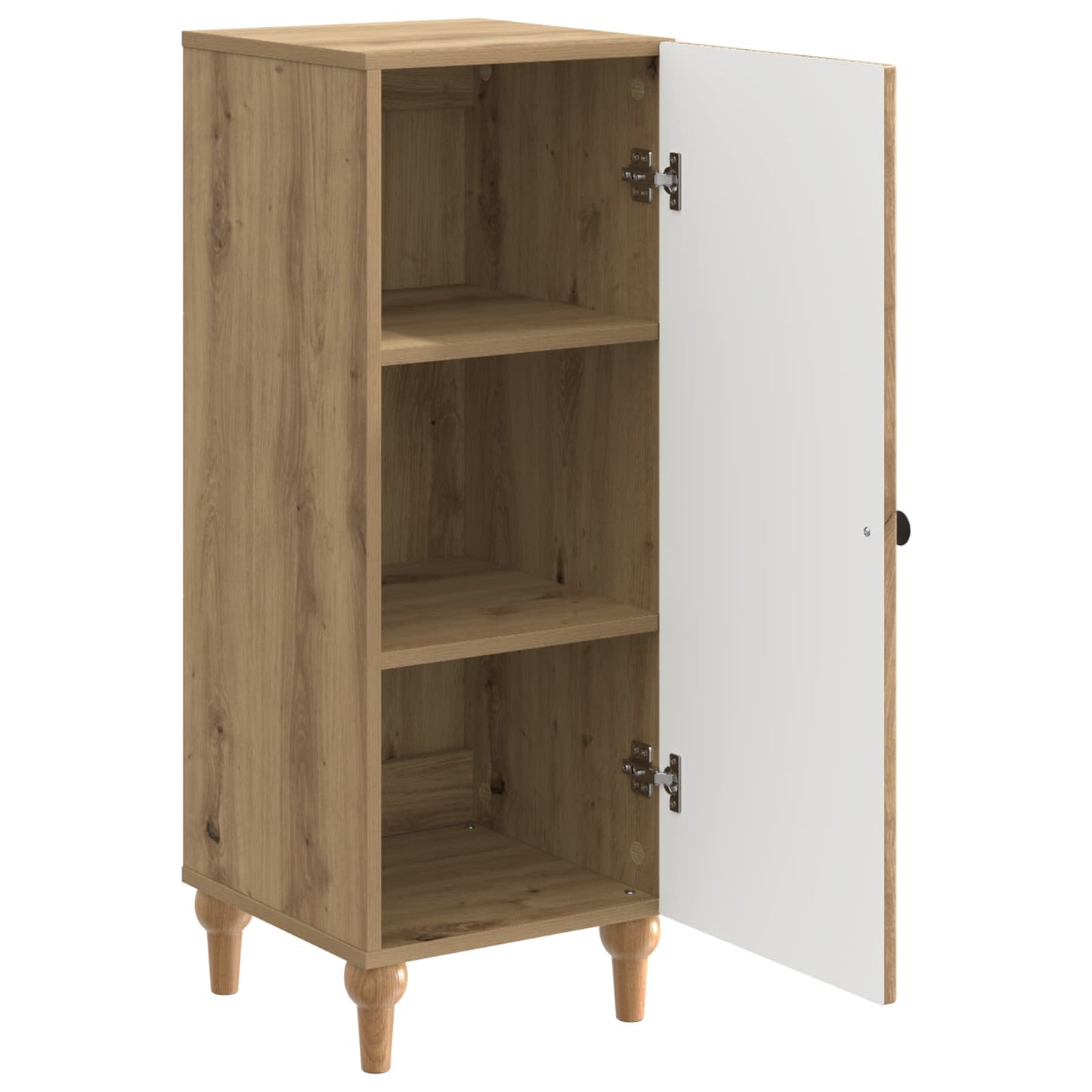 vidaXL Sideboard Artisan Oak 33 x 34.5 x 90 cm Engineered Wood