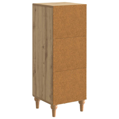 vidaXL Sideboard Artisan Oak 33 x 34.5 x 90 cm Engineered Wood