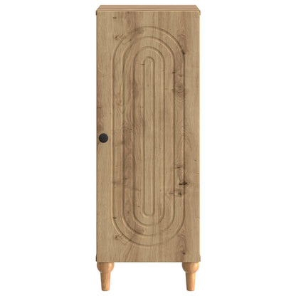 vidaXL Sideboard Artisan Oak 33 x 34.5 x 90 cm Engineered Wood