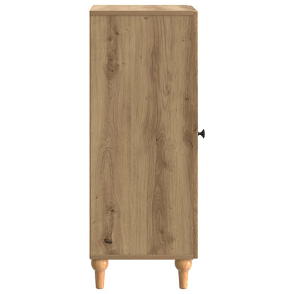 vidaXL Sideboard Artisan Oak 33 x 34.5 x 90 cm Engineered Wood