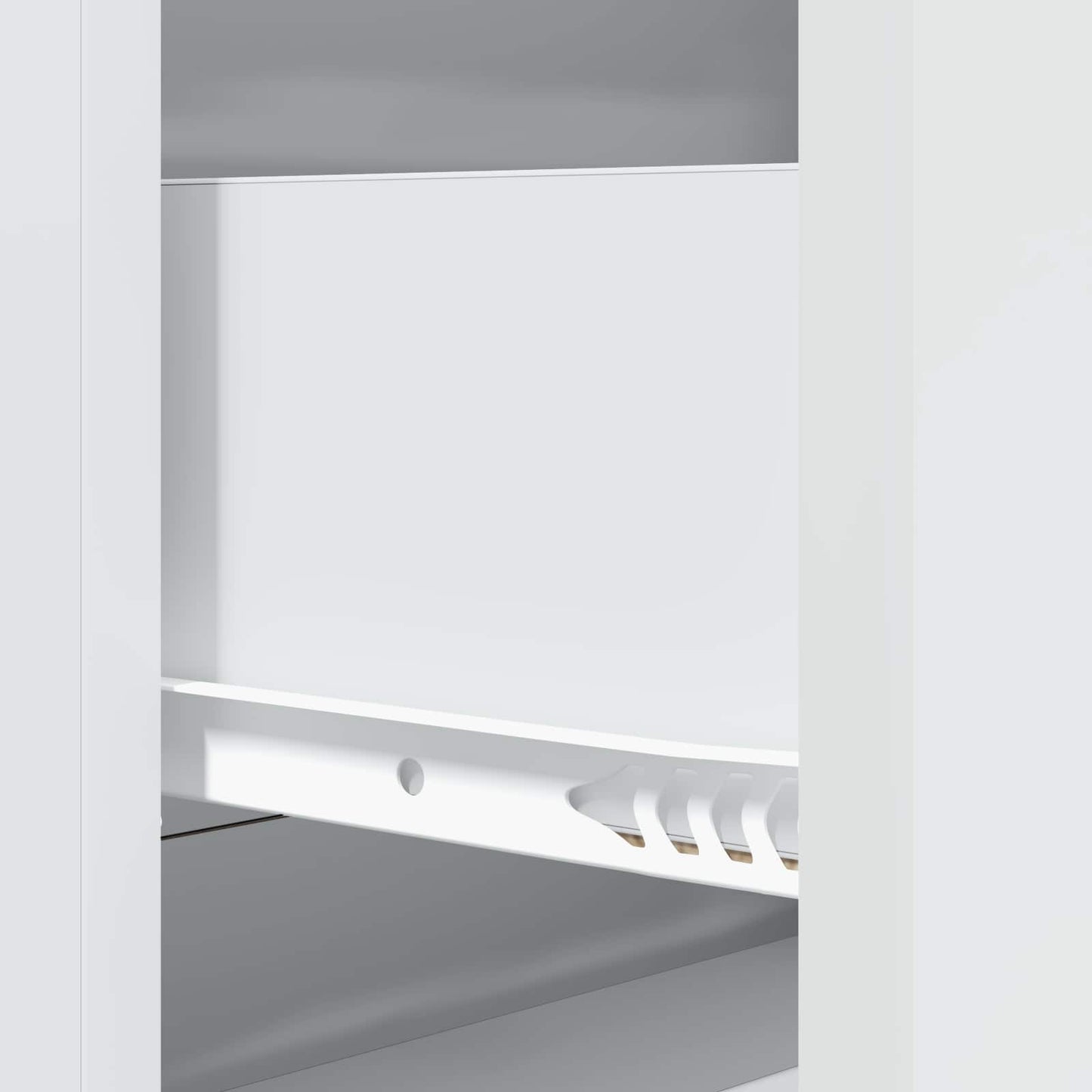 vidaXL Drawer Cabinet White 66 x 34.5 x 90 cm Engineered Wood