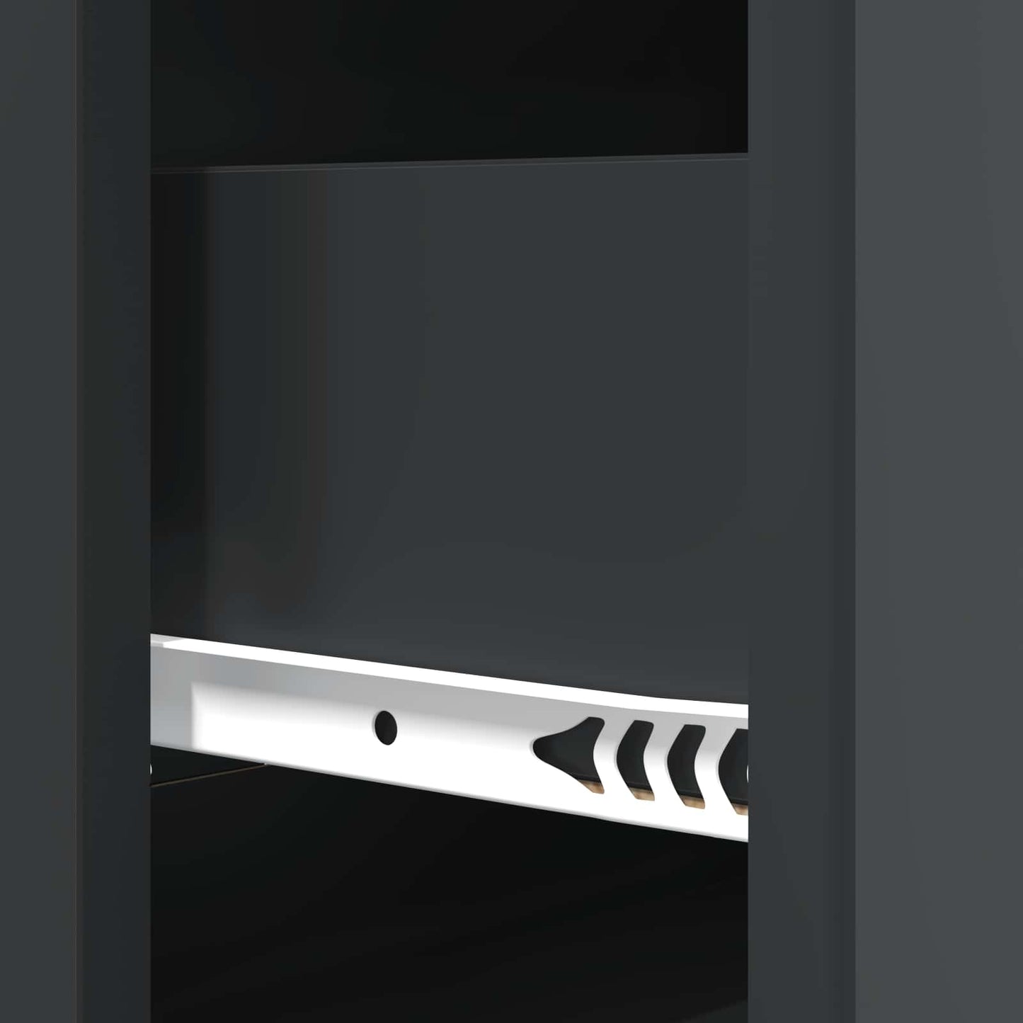 vidaXL Drawer Cabinet Black 66 x 34.5 x 90 cm Engineered Wood