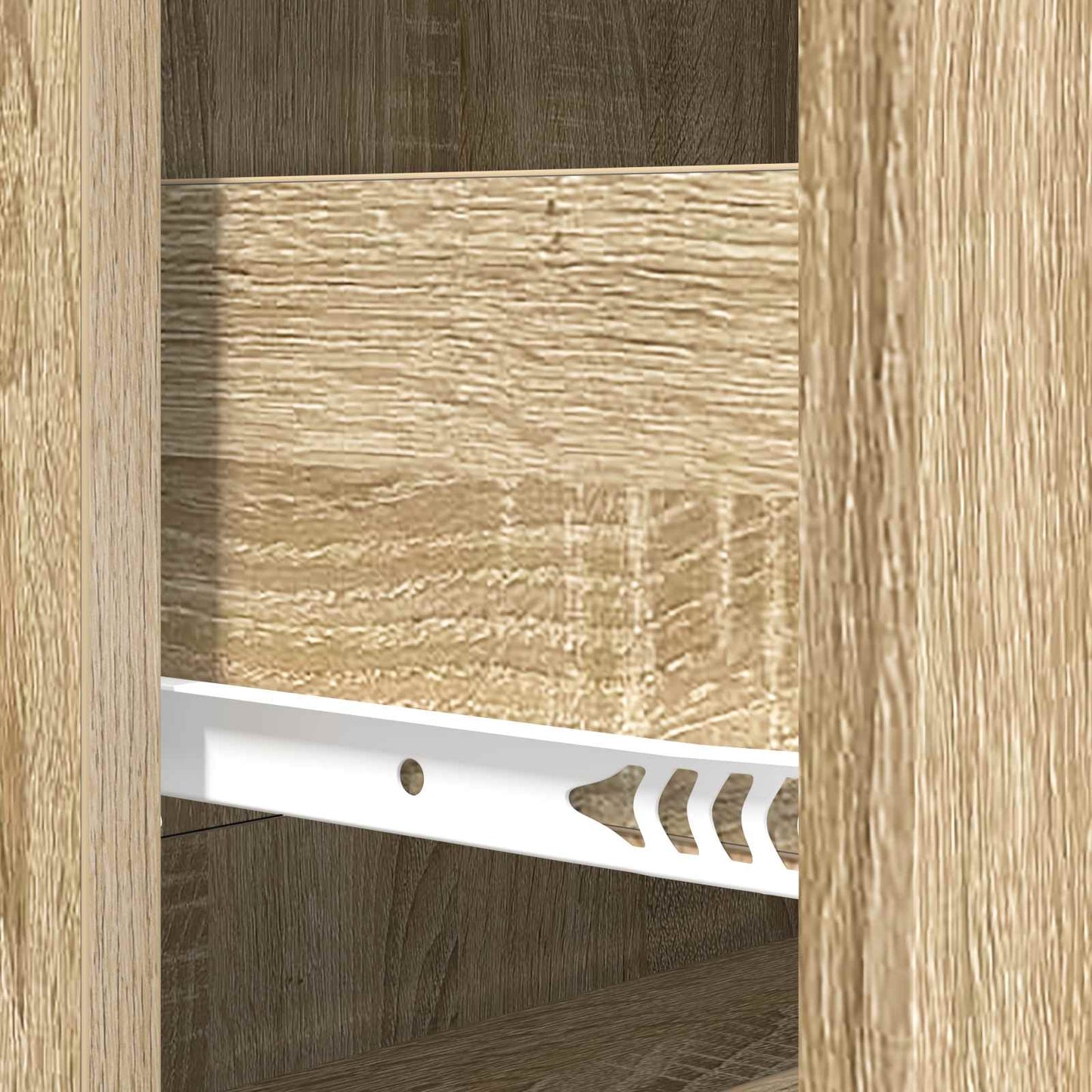 vidaXL Drawer Cabinet Sonoma Oak 66 x 34.5 x 90 cm Engineered Wood