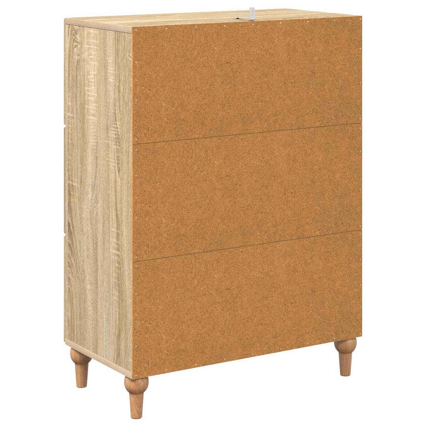 vidaXL Drawer Cabinet Sonoma Oak 66 x 34.5 x 90 cm Engineered Wood