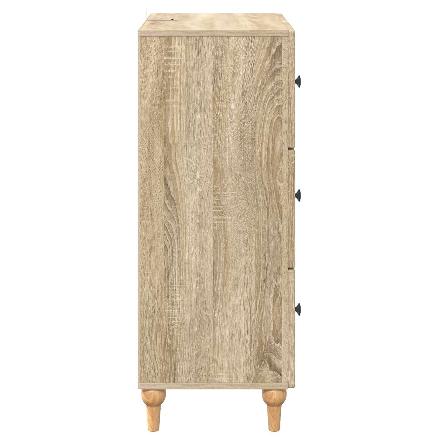 vidaXL Drawer Cabinet Sonoma Oak 66 x 34.5 x 90 cm Engineered Wood