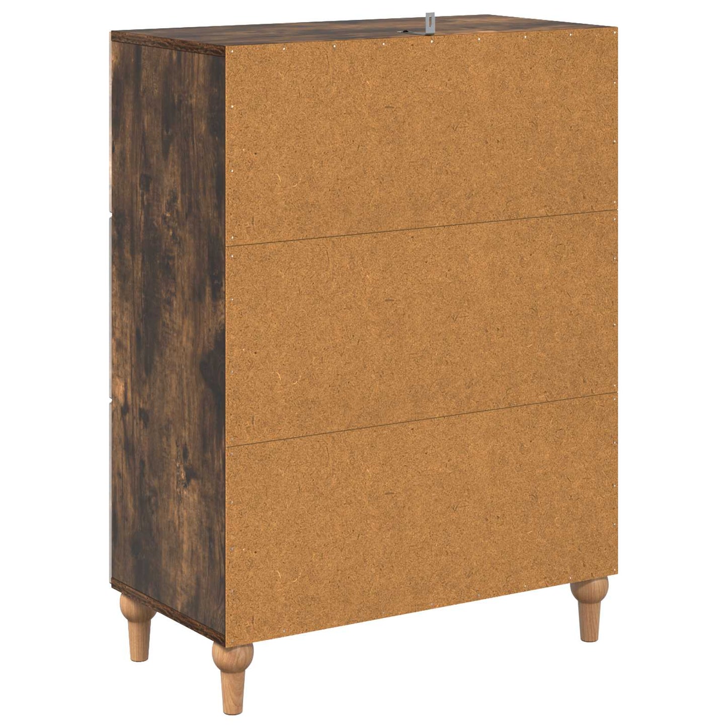 vidaXL Drawer Cabinet Smoked Oak 66 x 34.5 x 90 cm Engineered Wood