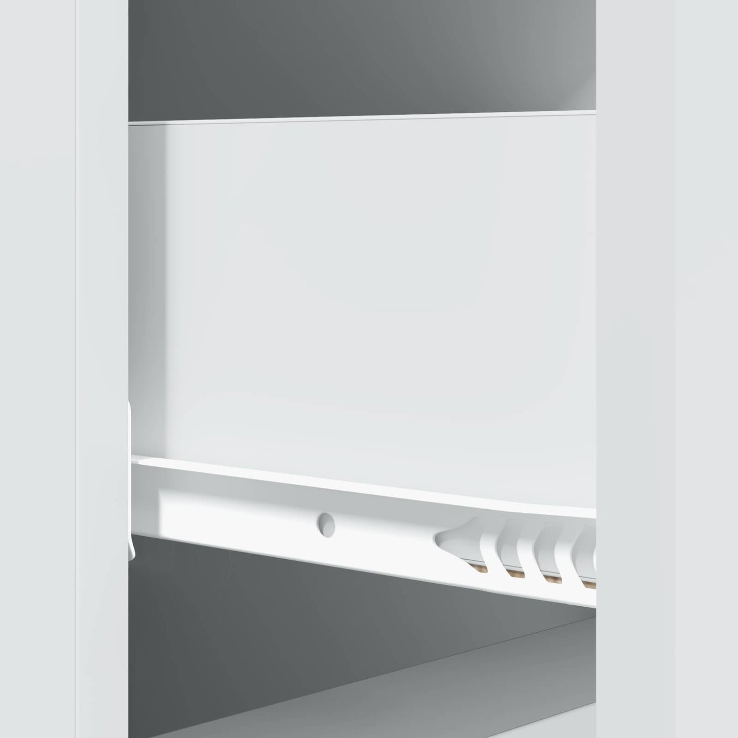vidaXL Drawer Cabinet White 33 x 34.5 x 90 cm Engineered Wood