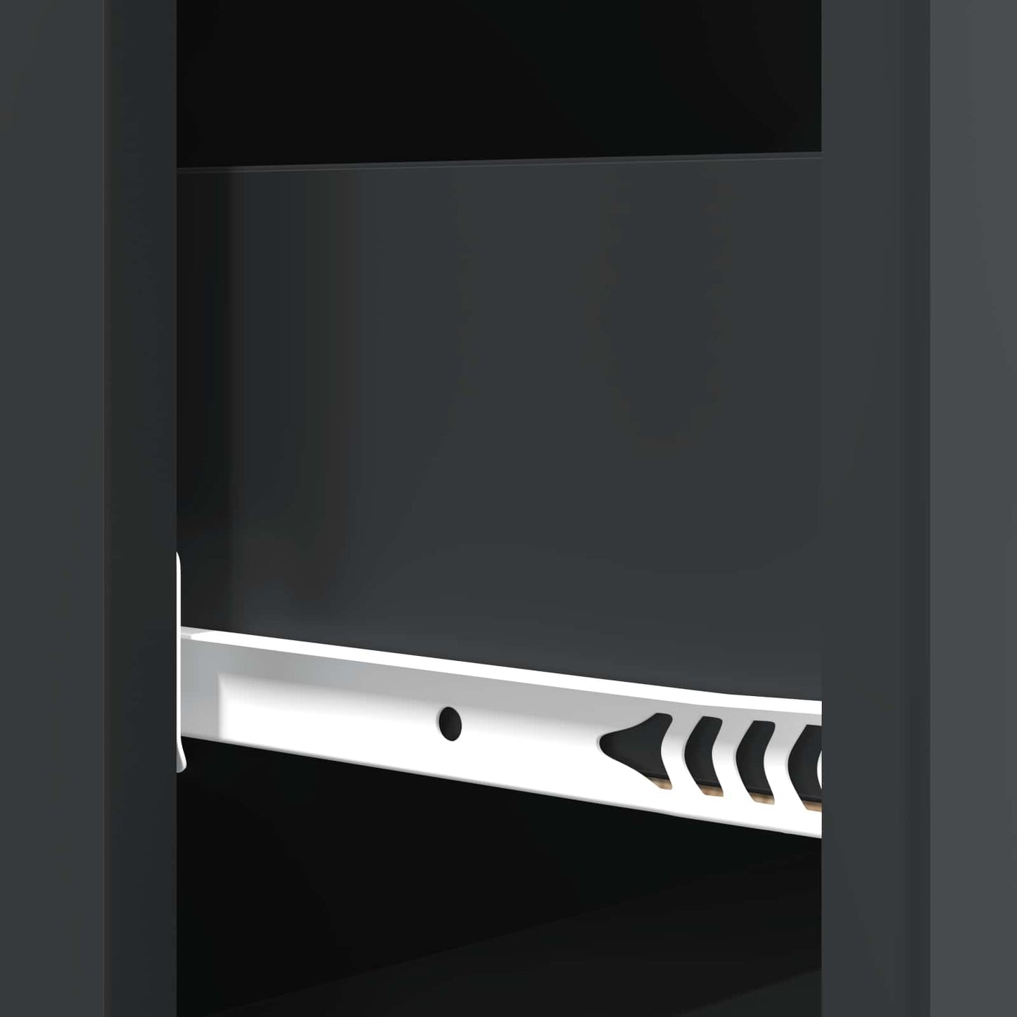 vidaXL Drawer Cabinet Black 33 x 34.5 x 90 cm Engineered Wood