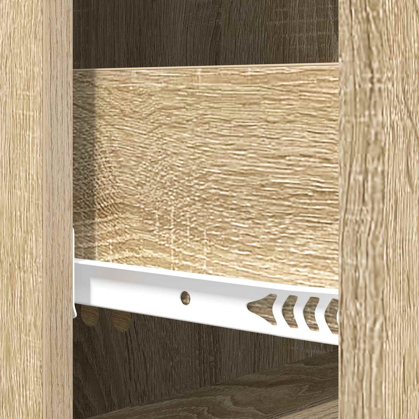 vidaXL Drawer Cabinet Sonoma Oak 33 x 34.5 x 90 cm Engineered Wood