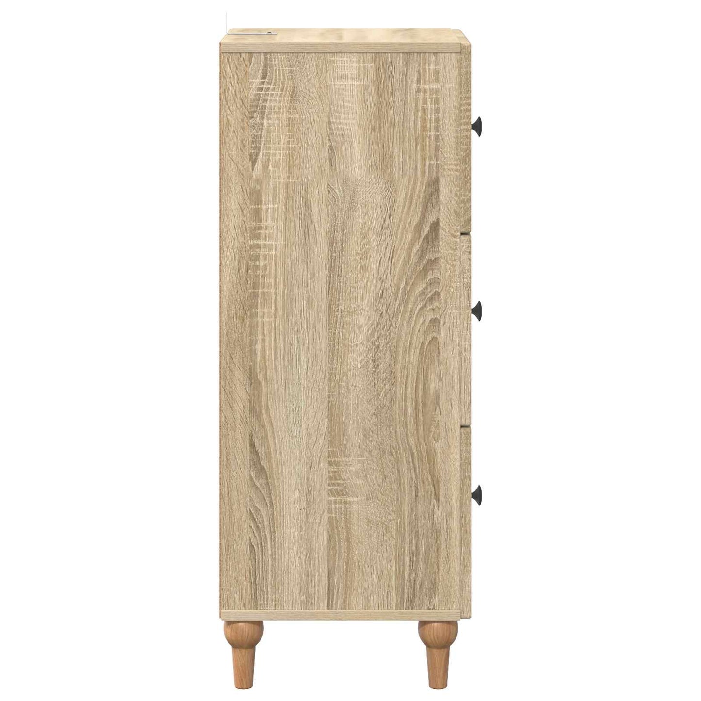 vidaXL Drawer Cabinet Sonoma Oak 33 x 34.5 x 90 cm Engineered Wood