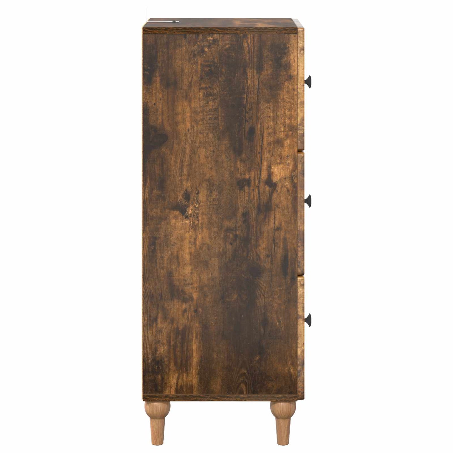 vidaXL Drawer Cabinet Smoked Oak 33 x 34.5 x 90 cm Engineered Wood