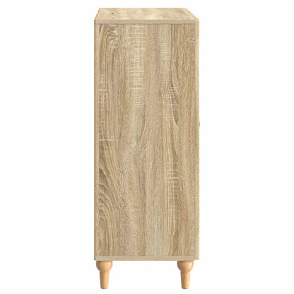 vidaXL Sideboard Sonoma Oak 66 x 34.5 x 90 cm Engineered Wood