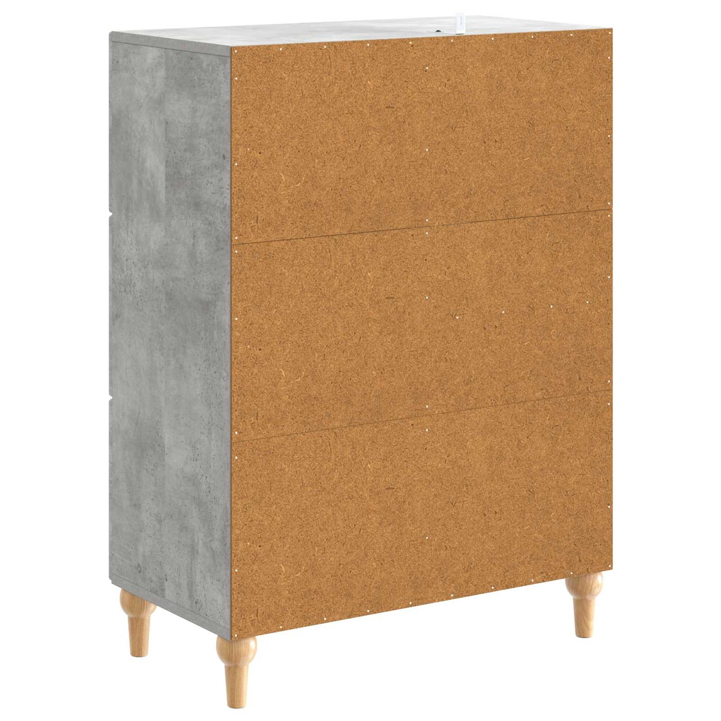 vidaXL Sideboard Concrete Grey 66 x 34.5 x 90 cm Engineered Wood