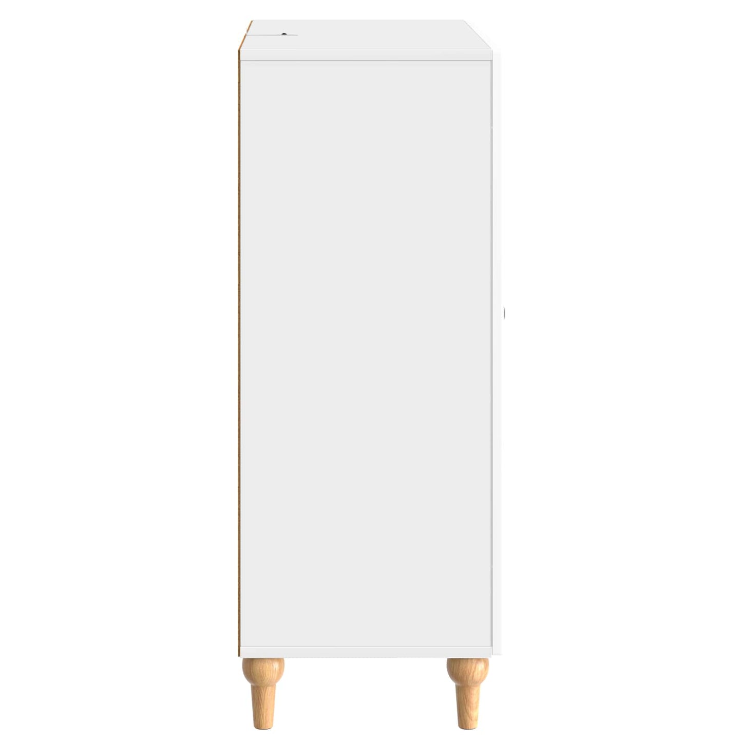 vidaXL Sideboard High Gloss White 66 x 34.5 x 90 cm Engineered Wood