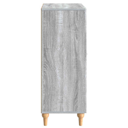 vidaXL Sideboard Grey Sonoma 66 x 34.5 x 90 cm Engineered Wood