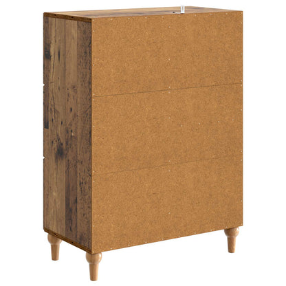vidaXL Sideboard Old Wood 66 x 34.5 x 90 cm Engineered Wood