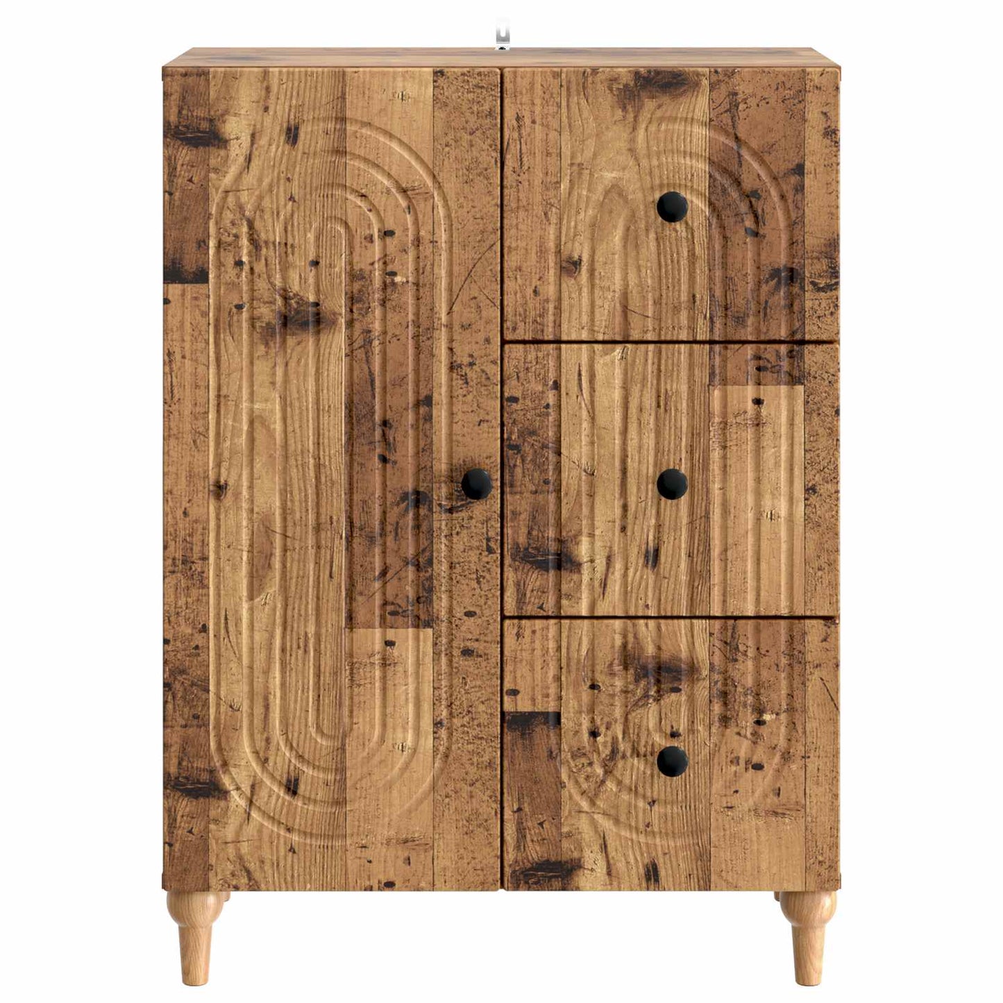 vidaXL Sideboard Old Wood 66 x 34.5 x 90 cm Engineered Wood