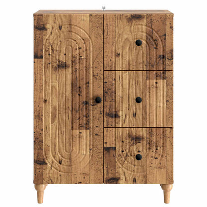 vidaXL Sideboard Old Wood 66 x 34.5 x 90 cm Engineered Wood