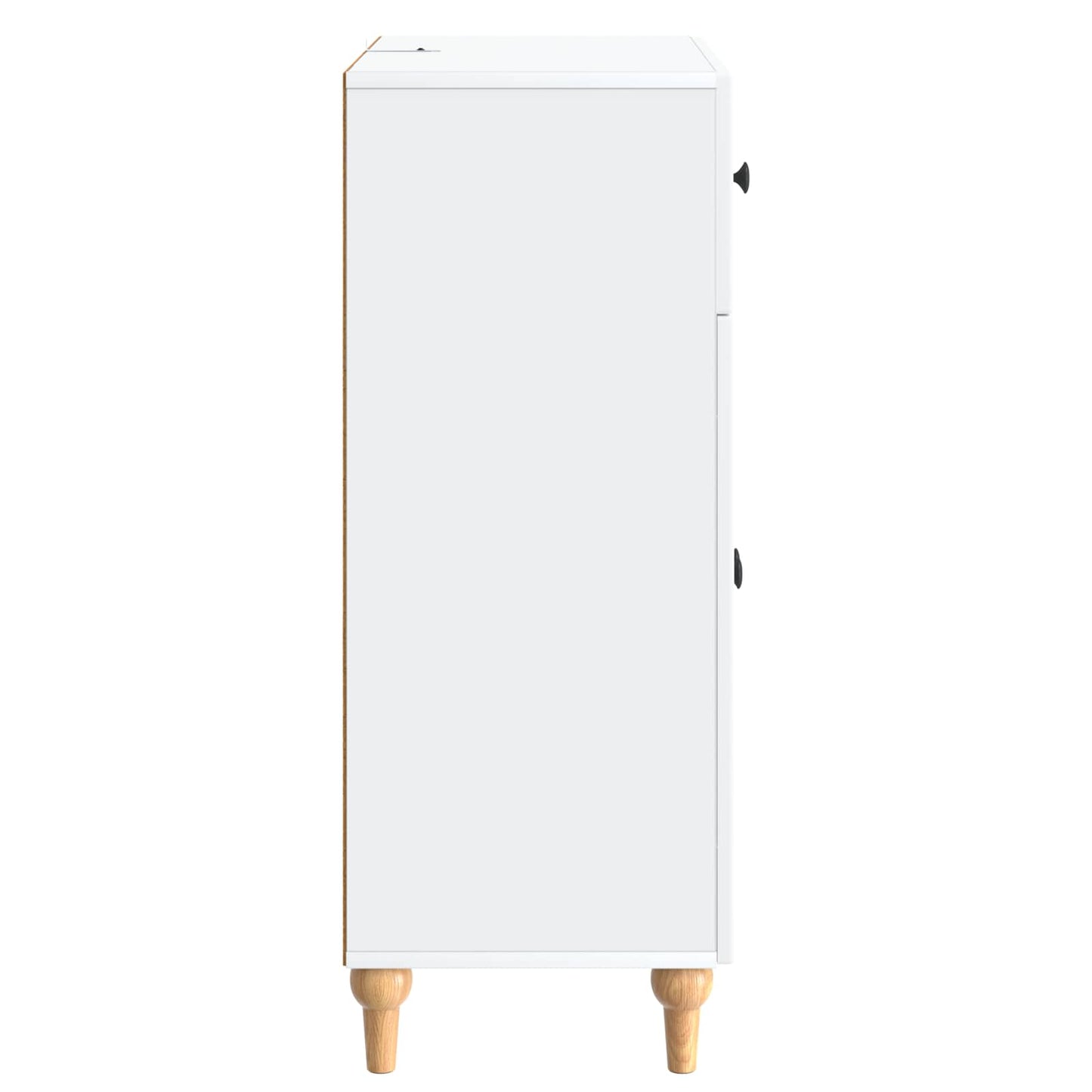 vidaXL Sideboard with Drawer White 66 x 34.5 x 90 cm Engineered Wood