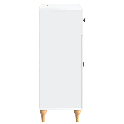 vidaXL Sideboard with Drawer White 66 x 34.5 x 90 cm Engineered Wood