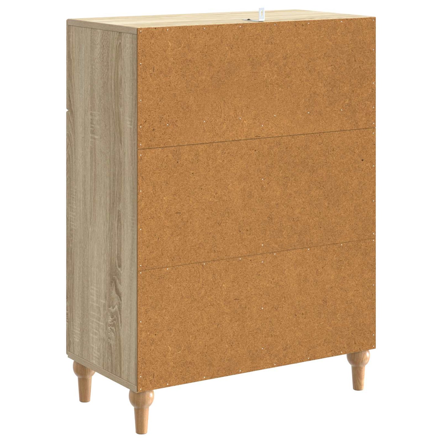 vidaXL Sideboard Sonoma Oak 66 x 34.5 x 90 cm Engineered Wood