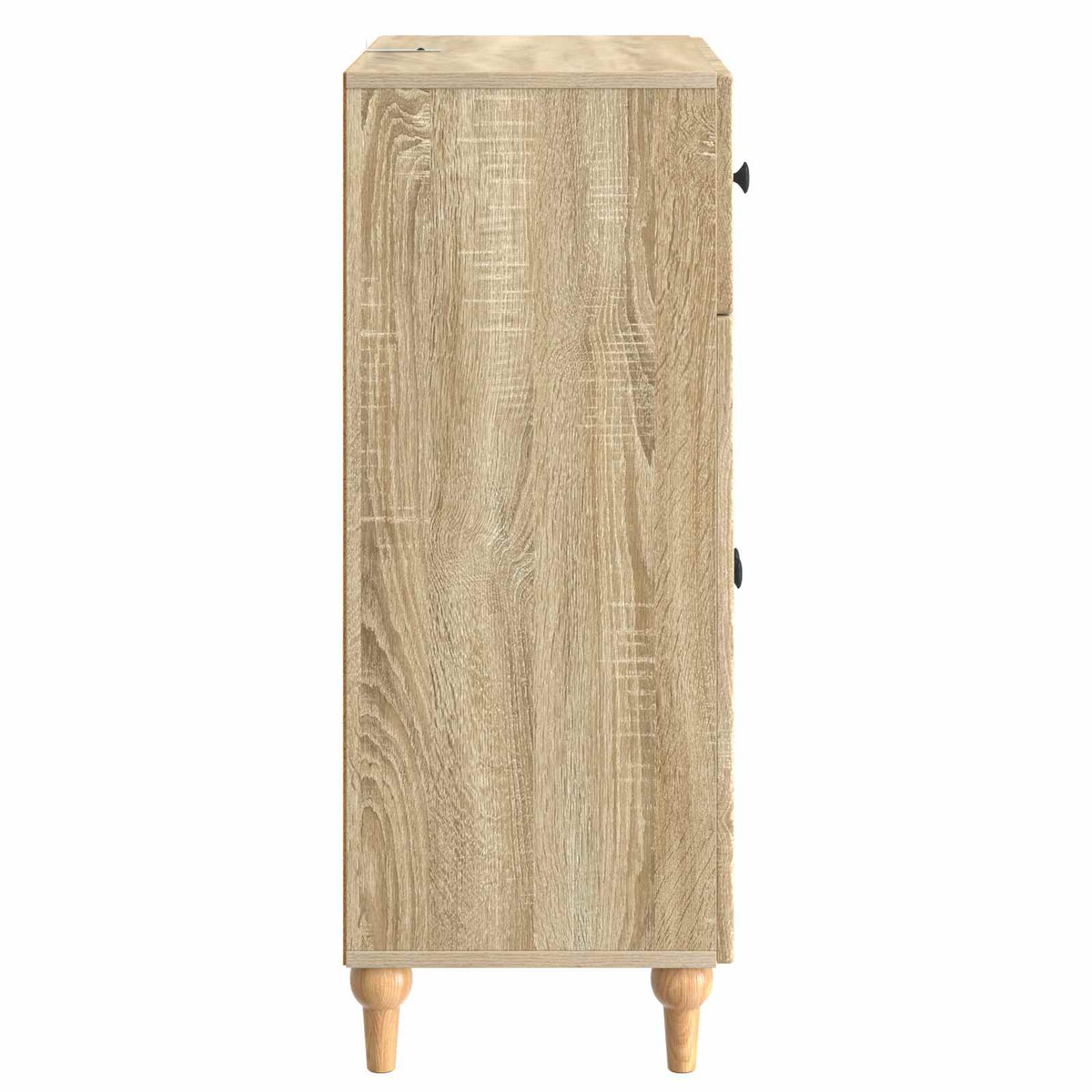 vidaXL Sideboard Sonoma Oak 66 x 34.5 x 90 cm Engineered Wood
