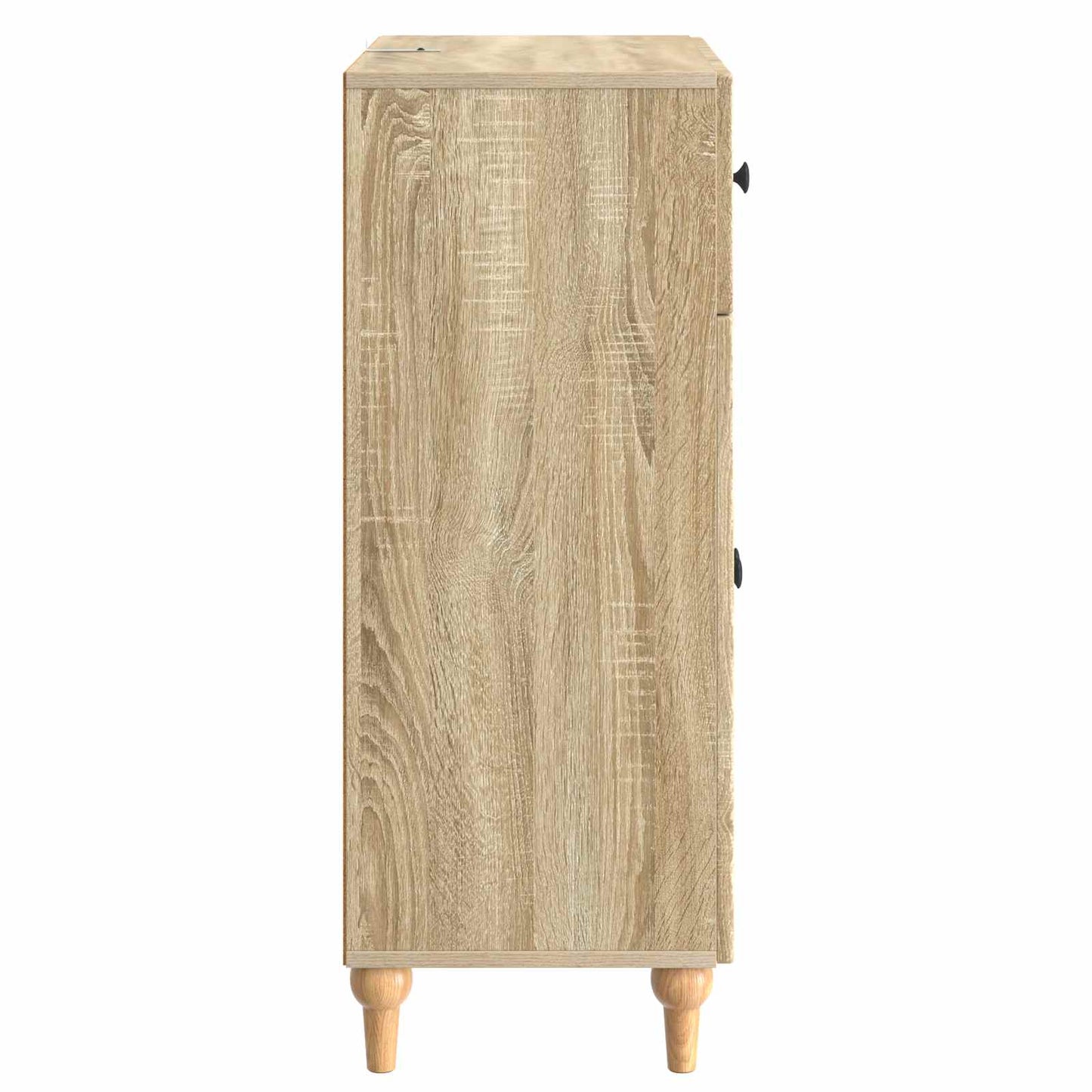 vidaXL Sideboard Sonoma Oak 66 x 34.5 x 90 cm Engineered Wood