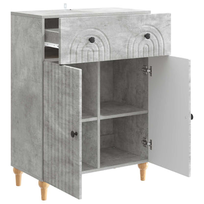 vidaXL Sideboard Concrete Grey 66 x 34.5 x 90 cm Engineered Wood