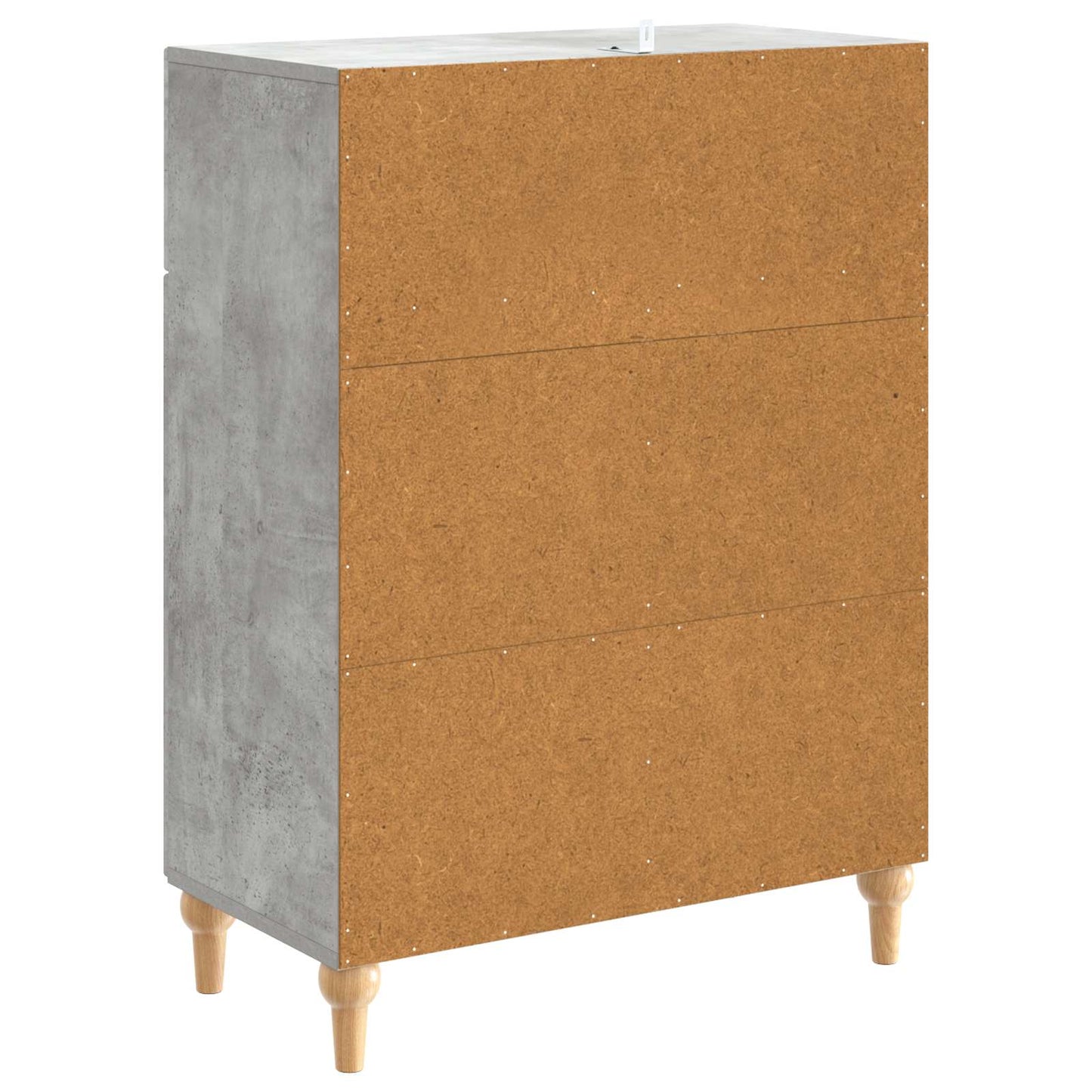 vidaXL Sideboard Concrete Grey 66 x 34.5 x 90 cm Engineered Wood