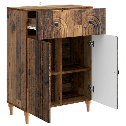 vidaXL Sideboard Old Wood 66 x 34.5 x 90 cm Engineered Wood