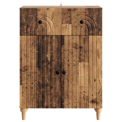 vidaXL Sideboard Old Wood 66 x 34.5 x 90 cm Engineered Wood