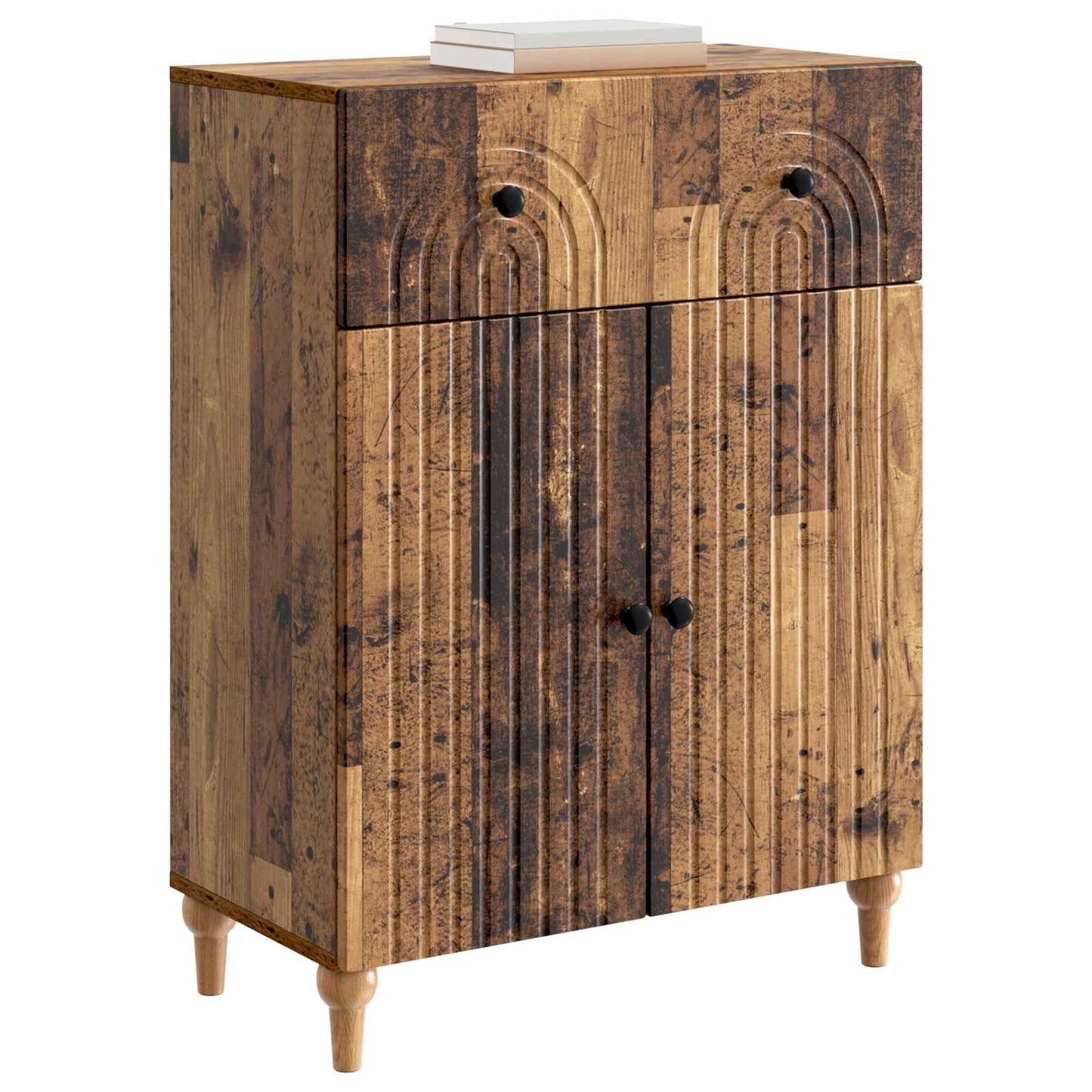 vidaXL Sideboard Old Wood 66 x 34.5 x 90 cm Engineered Wood